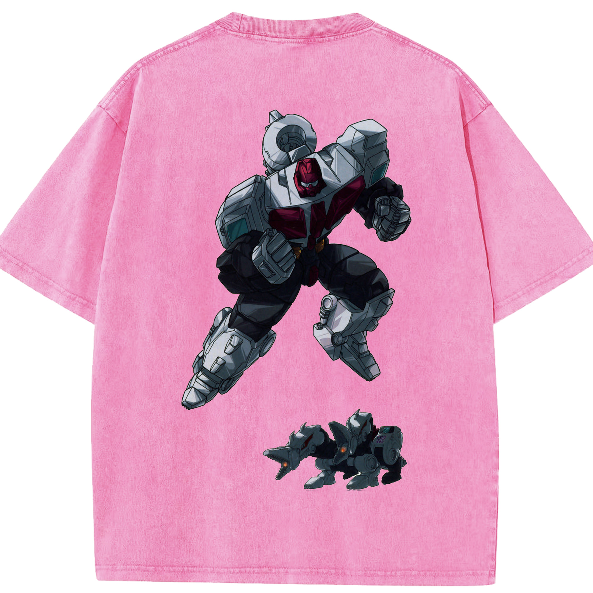 （画像用）  綿100% ヴィンテージ風 半袖Tシャツ（背面プリント）